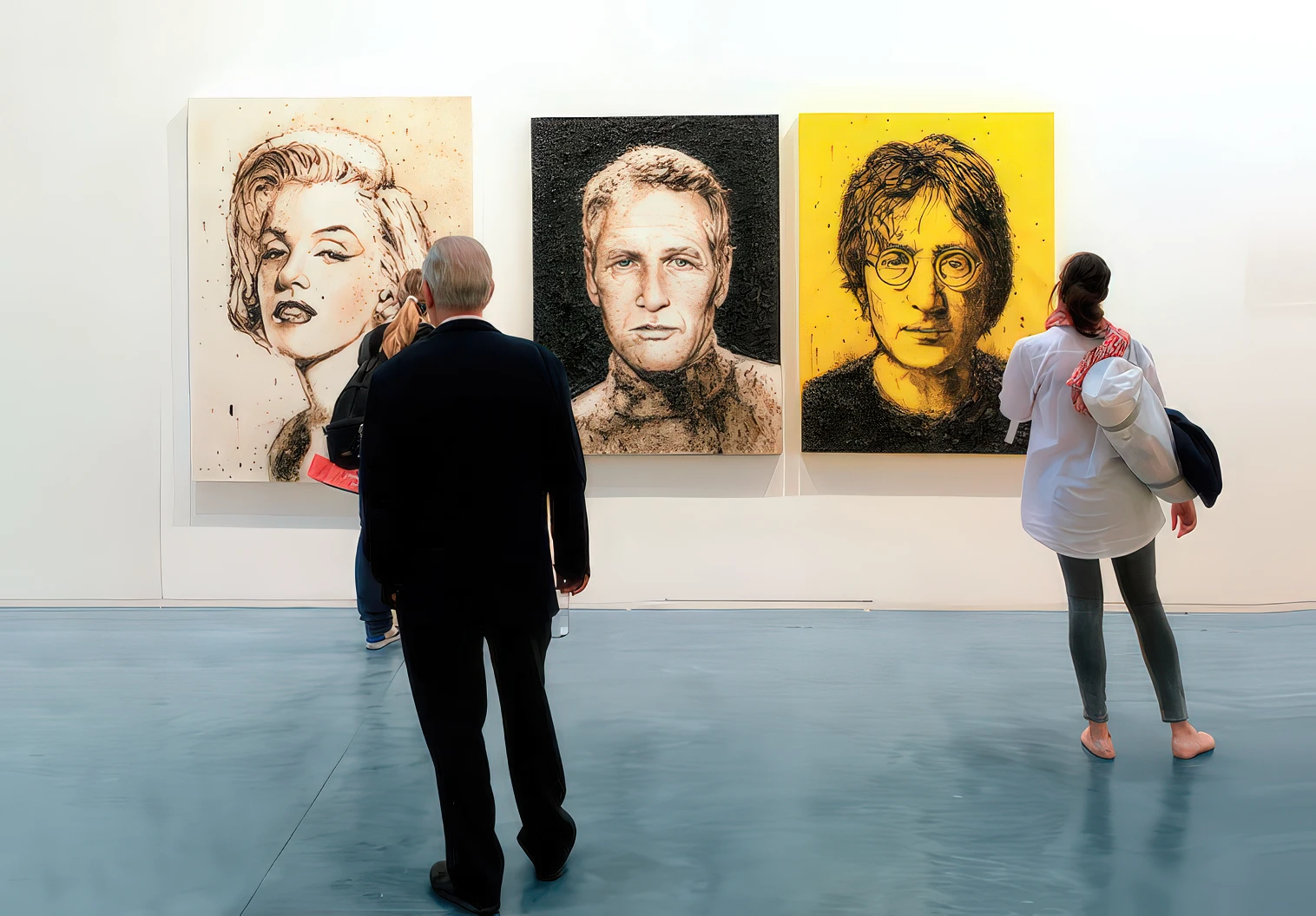 Scatto documentario durante la fiera Mia Fair a Milano